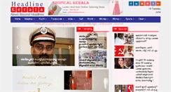 Desktop Screenshot of headlinekerala.com